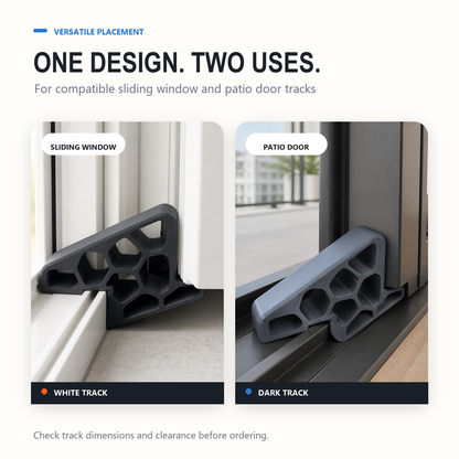 🥳Zolmeriq™ Secure Track Door Stop – Absorbs impact, reduces slamming & protects rails. 🛡️🔇