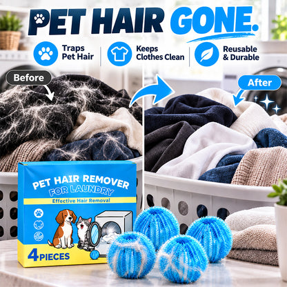 Zolmeriq™ Reusable Pet Hair Remover Laundry Balls