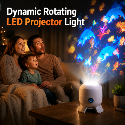 Zolmeriq™ Dynamic Rotating LED Projector Light (offer)