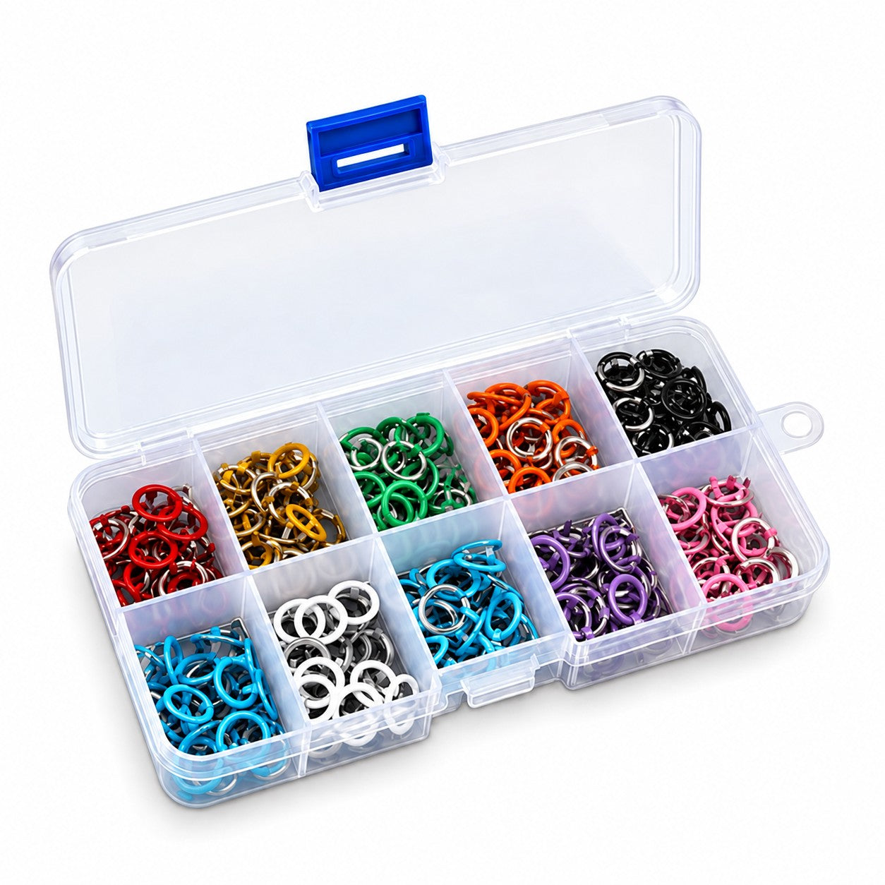 50-Pack Multicolor Snaps