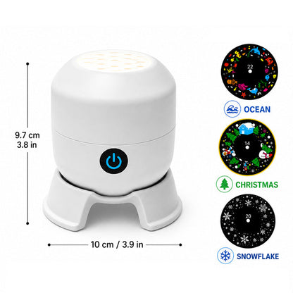 Zolmeriq™ Dynamic Rotating LED Projector Light