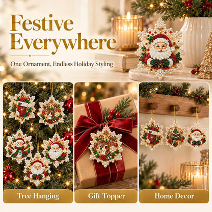 🔥Zolmeriq™ Christmas DIY Painting Hanging Ornaments Set🎄🎁