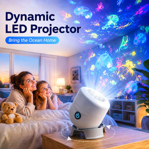 Zolmeriq™ Dynamic Rotating LED Projector Light (offer)