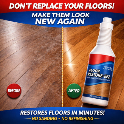 Zolmeriq™ Floor Restorer – Fast-drying, non-toxic shine. ✨