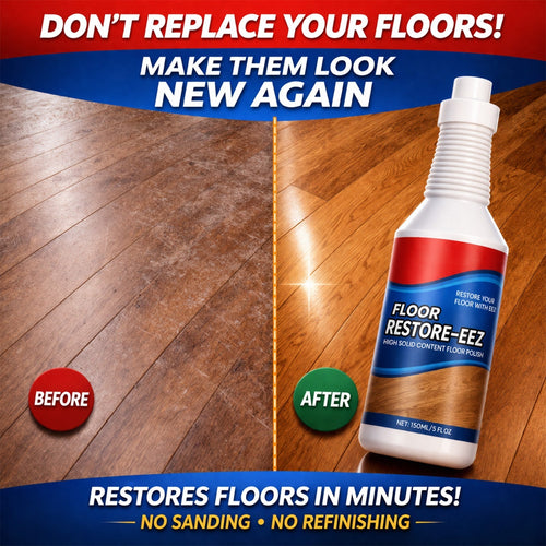 Zolmeriq™ Floor Restorer – Fast-drying, non-toxic shine. ✨