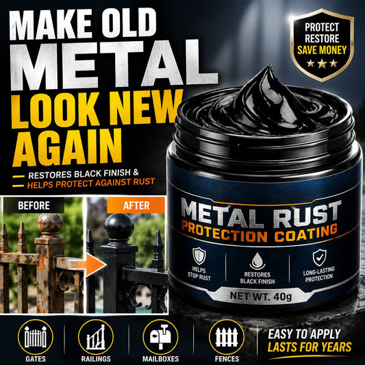 Black Metal Restoration Paste | Rust Protection & Surface Repair
