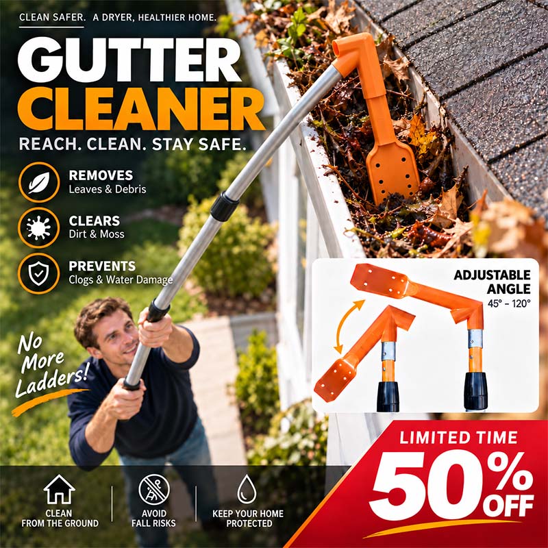 ✨Zolmeriq™ No-Climb Gutter Cleaning Tool (OFFER)