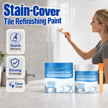 Zolmeriq™ White Tile Refinishing Paint with Brush