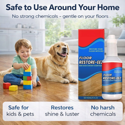 Zolmeriq™ Floor Restorer – Fast-drying, non-toxic shine. ✨