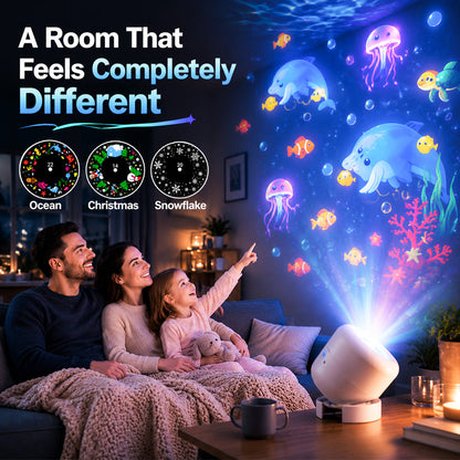 Zolmeriq™ Dynamic Rotating LED Projector Light (offer)