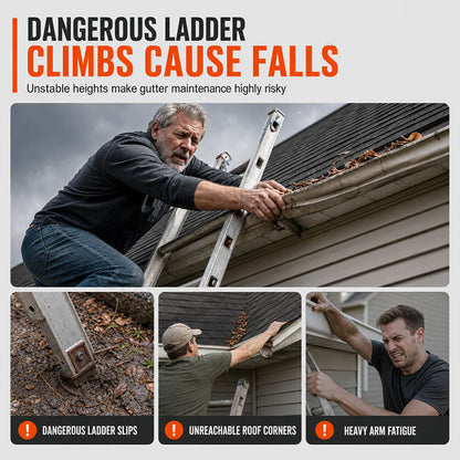 ✨Zolmeriq™ No-Climb Gutter Cleaning Tool (OFFER)