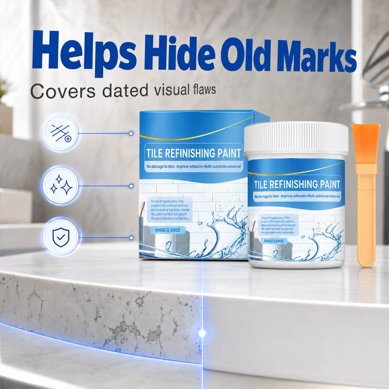 Zolmeriq™ White Tile Refinishing Paint with Brush (offer)