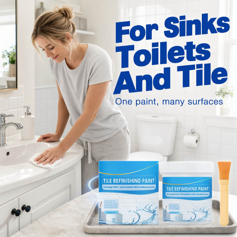 Zolmeriq™ White Tile Refinishing Paint with Brush (offer)