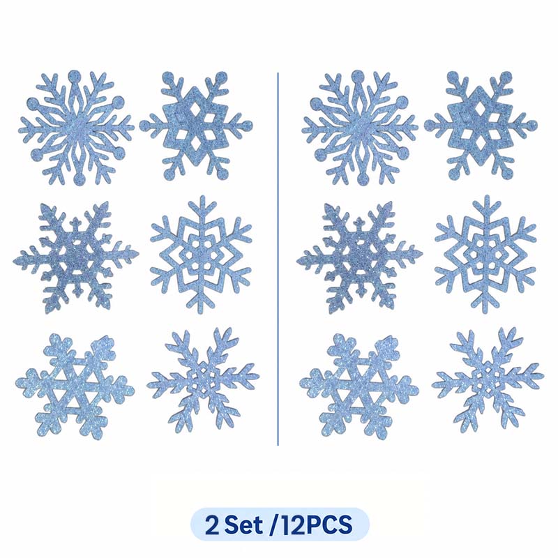 ❄Zolmeriq™ Glowing Snowflake Night Light Wall Stickers💡 (offer)
