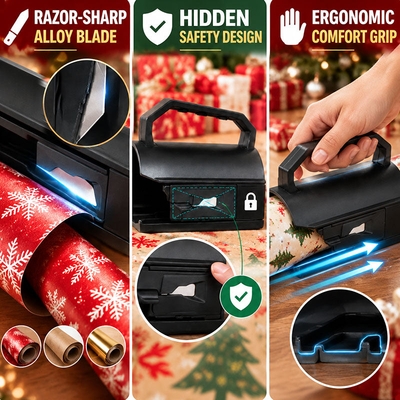 🔥Zolmeriq™ New Style Wrapping Paper Cutter 🎁