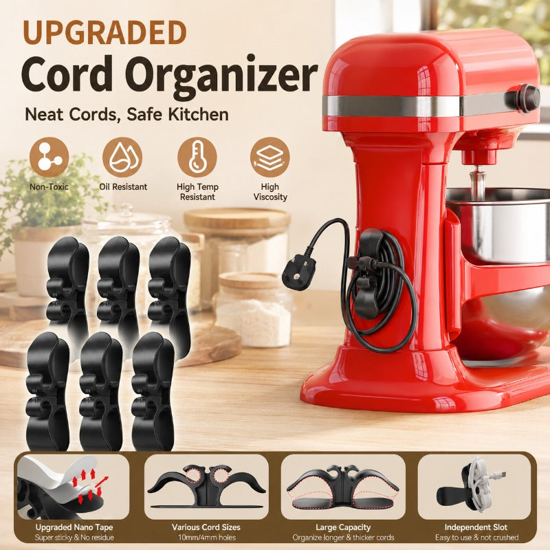 Zolmeriq™ Kitchen Appliance Cord Organizer Hooks (OFFER)