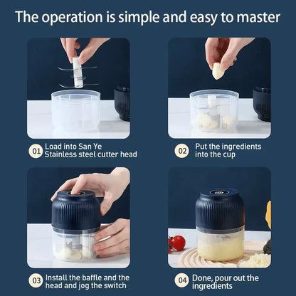 One-Touch Electric Food Chopper & Mincer