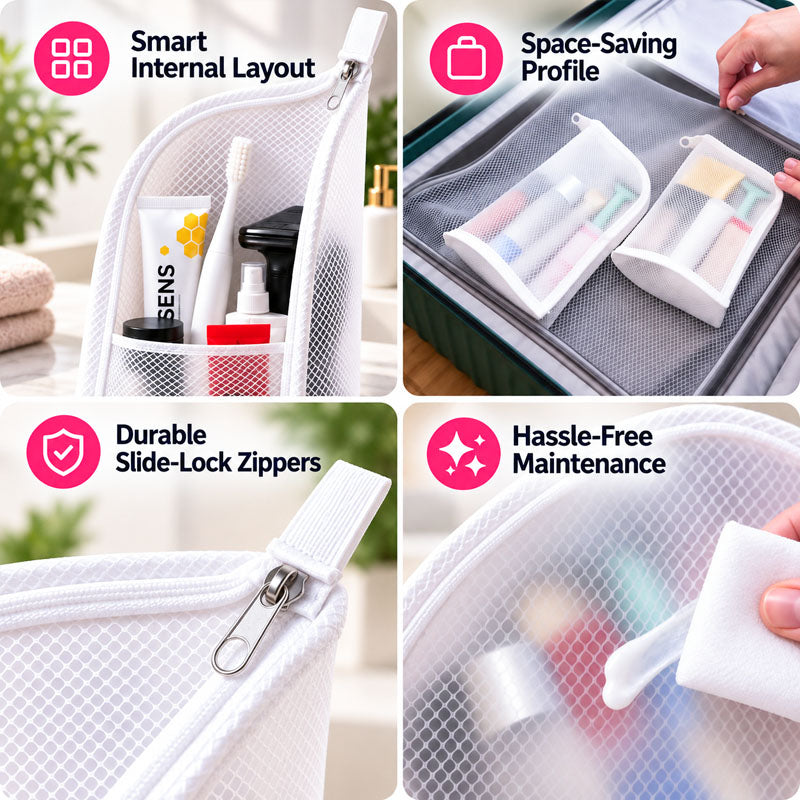 🧳🧴 Travel Toiletry Bag – Lightweight, compact & organized ✨