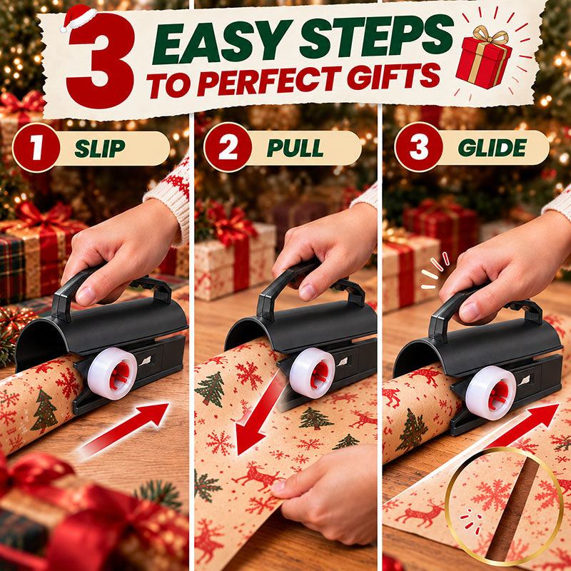 🔥Zolmeriq™ New Style Wrapping Paper Cutter 🎁