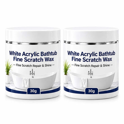 Zolmeriq™ White Acrylic Bathtub Fine Scratch Repair Wax （offer)