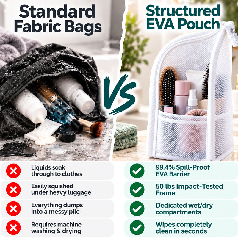 🧳🧴 Travel Toiletry Bag – Lightweight, compact & organized ✨