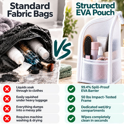 🧳🧴 Travel Toiletry Bag – Lightweight, compact & organized ✨