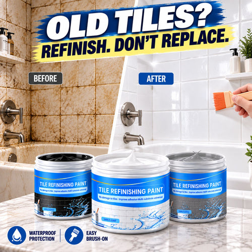 Zolmeriq™ White Tile Refinishing Paint with Brush