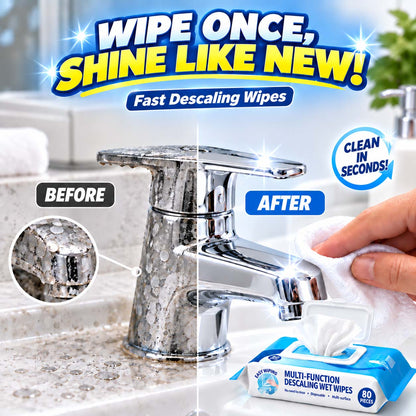 Zolmeriq™ Multi-function Bathroom Descaling Cleaning Wipes