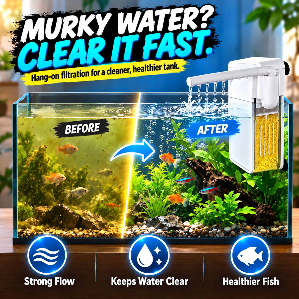 🐕Zolmeriq™ Multifunctional Mini Filter for Small Fish Tank