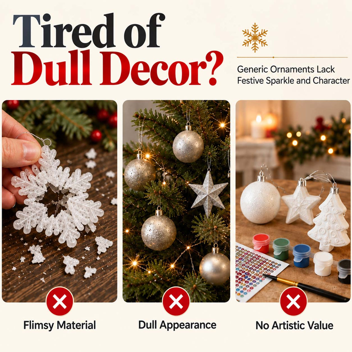 🔥Zolmeriq™ Christmas DIY Painting Hanging Ornaments Set🎄🎁
