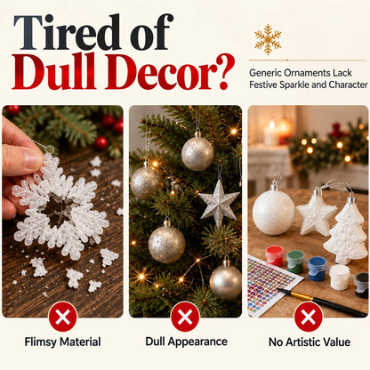 🔥Zolmeriq™ Christmas DIY Painting Hanging Ornaments Set🎄🎁