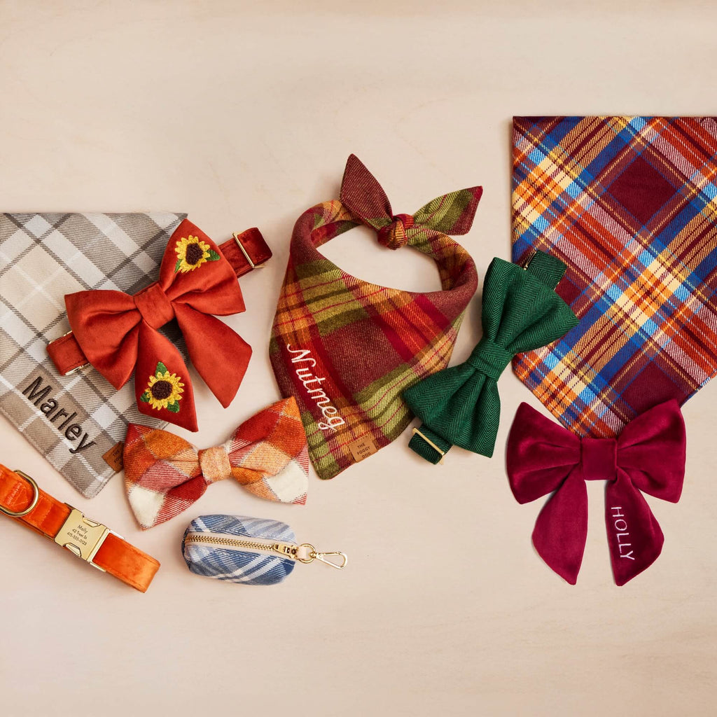 Andover Plaid Flannel Dog Bandana