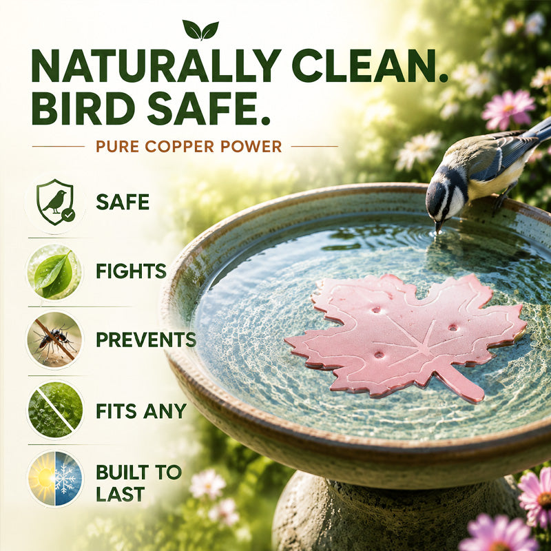 🍁Zolmeriq™ Universal Fit Bird Bath Purifier