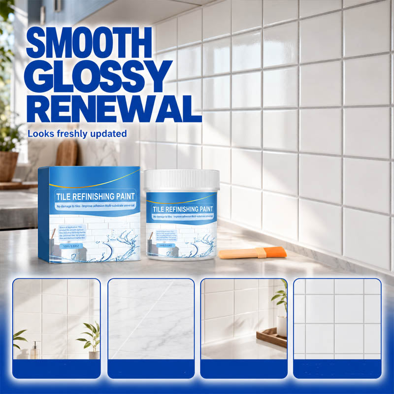 Zolmeriq™ White Tile Refinishing Paint with Brush
