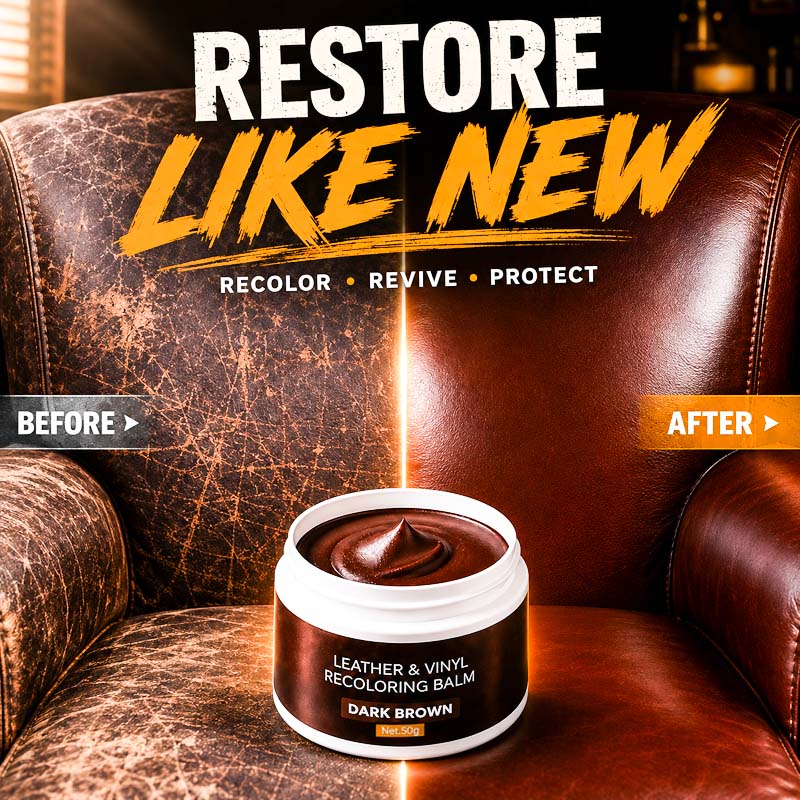 Zolmeriq™ Leather Repair Paste – Fills scratches & scuffs, restores texture. 💺🛡️