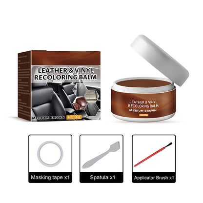 Zolmeriq™ Leather Repair Paste – Fills scratches & scuffs, restores texture. 💺🛡️