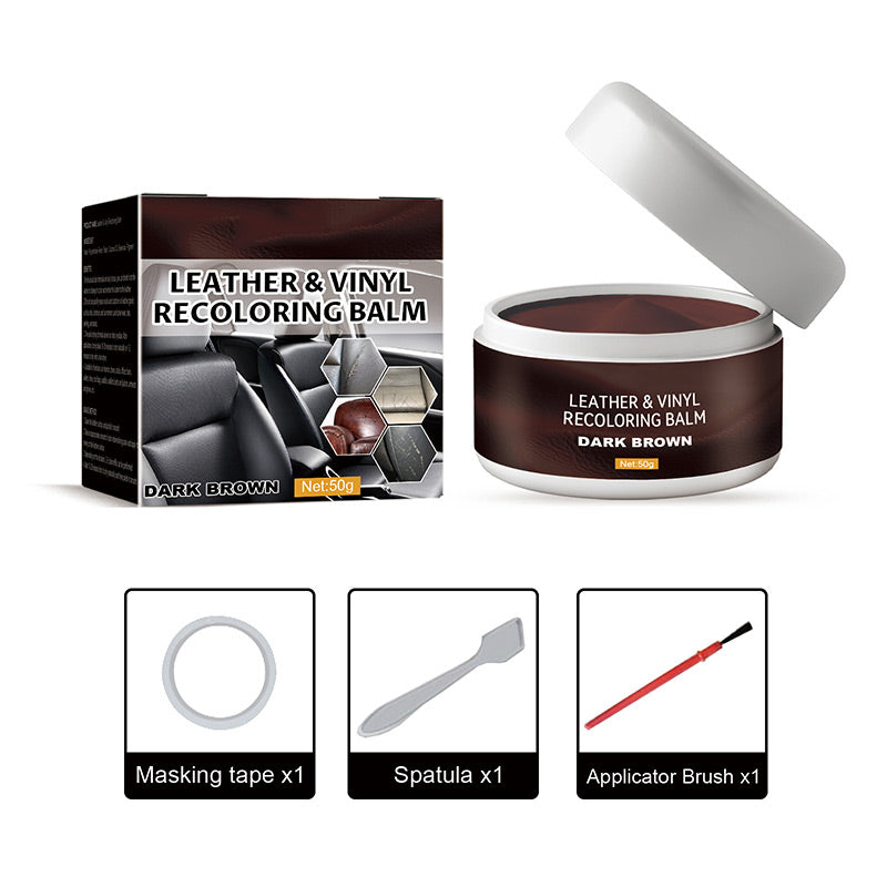 Zolmeriq™ Leather Repair Paste – Fills scratches & scuffs, restores texture. 💺🛡️