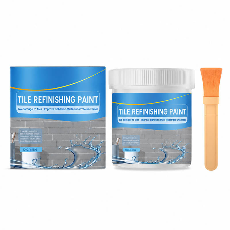 Zolmeriq™ White Tile Refinishing Paint with Brush
