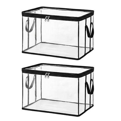 🎁 Transparent Large-Capacity Dustproof & Moisture-Proof Storage Bag – Declutter Your Home Fast ✨