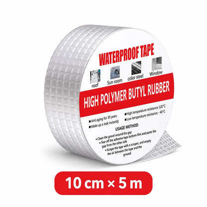 Zolmeriq™ Heavy-Duty Waterproof Foil Tape — Instant Leak Stop