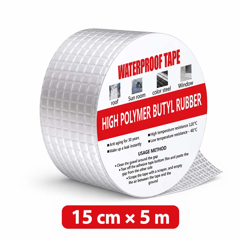 Zolmeriq™ Heavy-Duty Waterproof Foil Tape — Instant Leak Stop