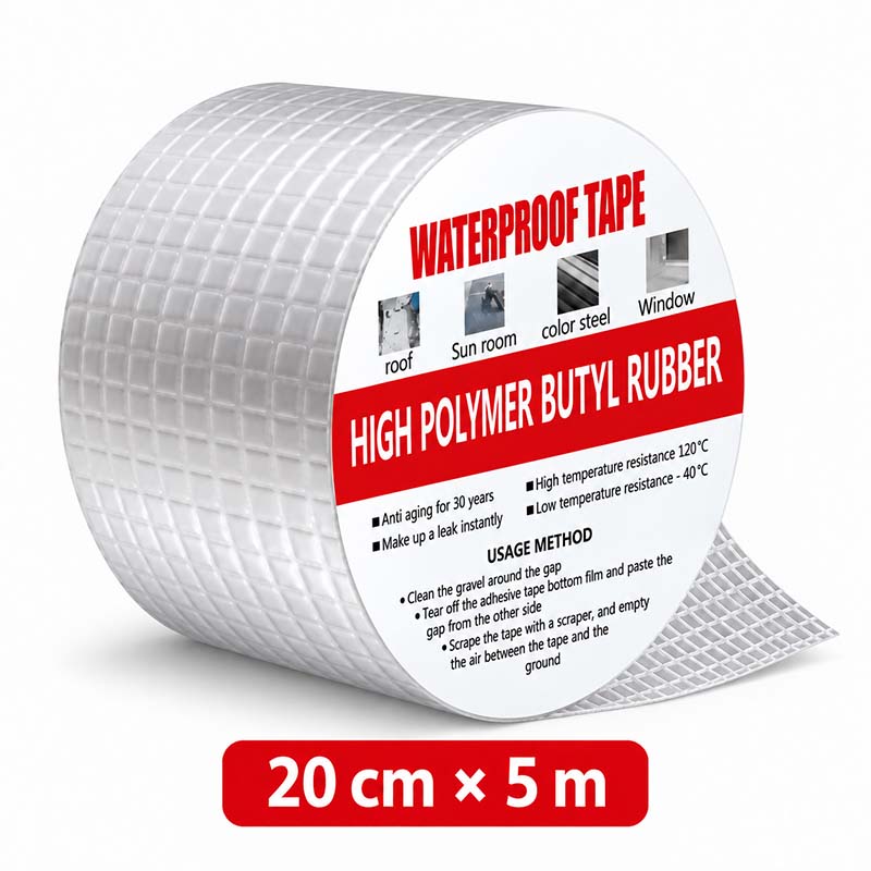 Zolmeriq™ Heavy-Duty Waterproof Foil Tape — Instant Leak Stop