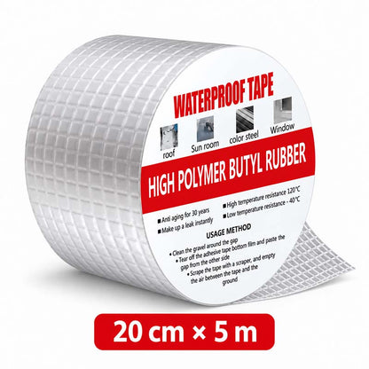 Zolmeriq™ Heavy-Duty Waterproof Foil Tape — Instant Leak Stop