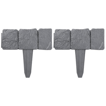 🌿✨Zolmeriq™ Stone-Look Edging Fence - Garden Edges That Stay Clean🏡♻️