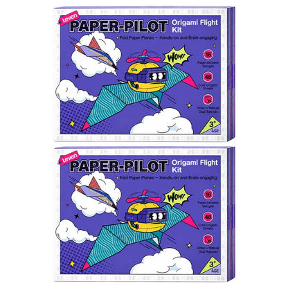 🎁Zolmeriq™🔥Creative DIY Paper Airplane Set For Kids🎄🛩️