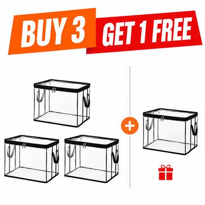 🎁 Transparent Large-Capacity Dustproof & Moisture-Proof Storage Bag – Declutter Your Home Fast ✨