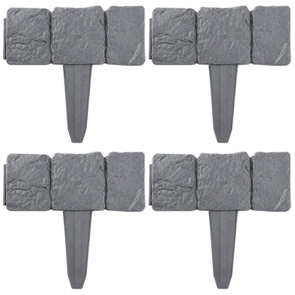 🌿✨Zolmeriq™ Stone-Look Edging Fence - Garden Edges That Stay Clean🏡♻️