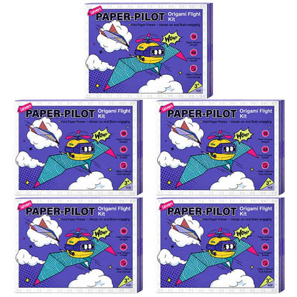 🎁Zolmeriq™🔥Creative DIY Paper Airplane Set For Kids🎄🛩️