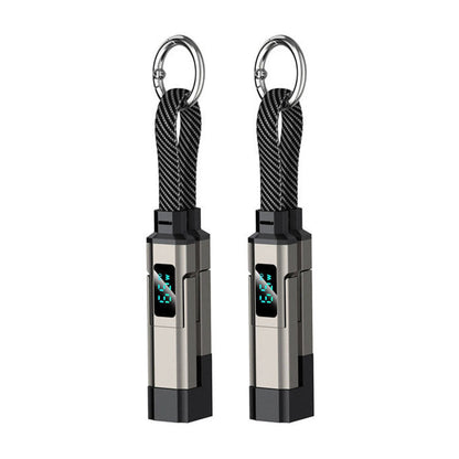 🔥Zolmeriq™ 4-in-1 Digital Display Keychain Charging Cable (offer)