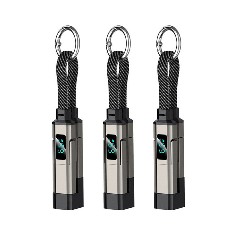 🔥Zolmeriq™ 4-in-1 Digital Display Keychain Charging Cable (offer)